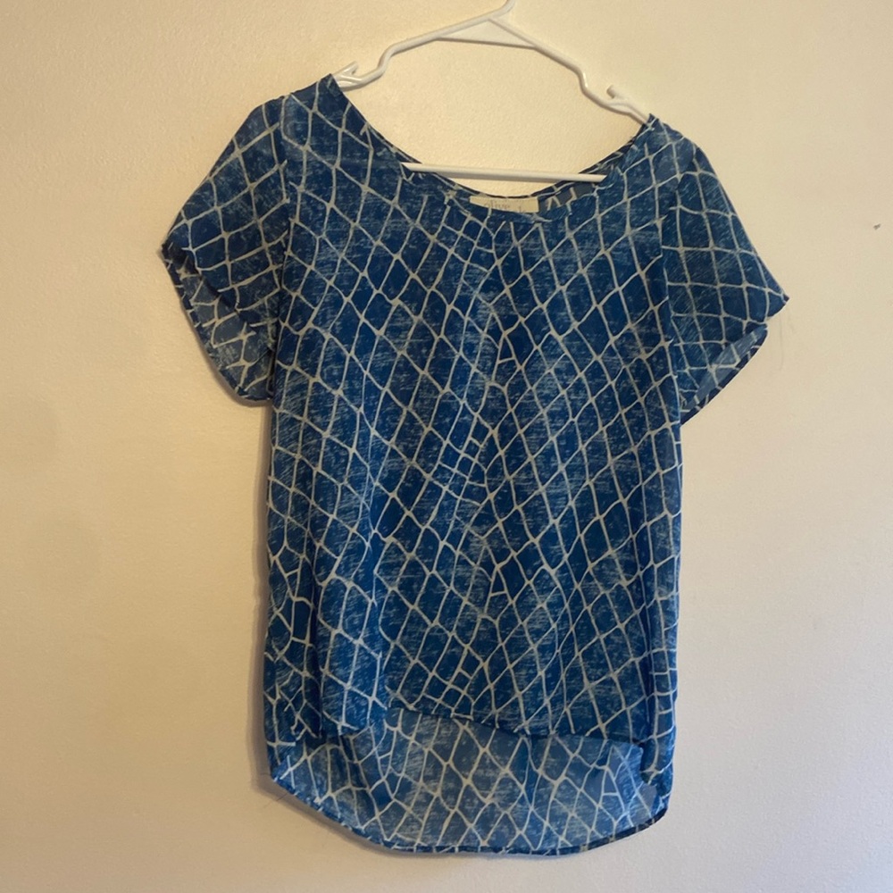 Giraffe Print Blouse